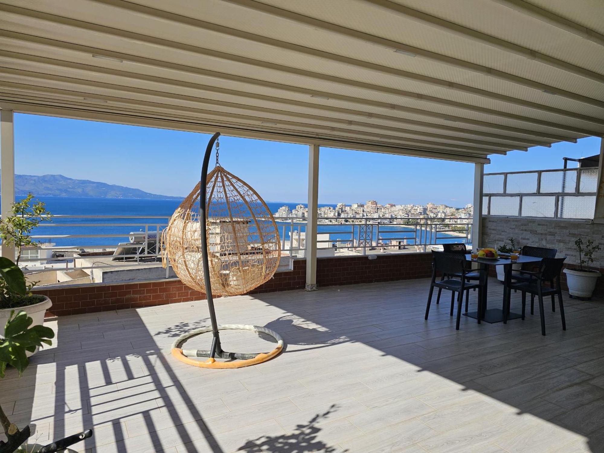 Deep Blue Rooftop - 111 Sarandë Eksteriør billede